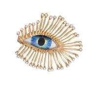 Accessorio versatile Evil Eyes per borse, giacche, cappelli, strass, in lega di zinco, gioielli gotici, accessori di abbigliamento, gioielli alla moda, strass, Taglia unica, come descritto