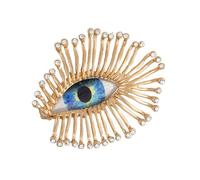 Accessorio versatile per borse, giacche, cappelli, lega di zinco, strass, gioielli gotici, accessori di abbigliamento, spilla unica gotica per feste, Misura unica, come descritto