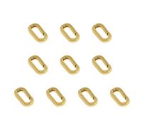Accessorio versatile per collana e regolazione con accessori per la creazione di gioielli in ottone robusto, 10 pezzi accessori artigianali
