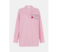 Accessorize Accessorize Ciao Bella Camicia a righe ricamata xlarge rosa
