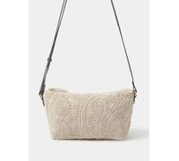 Accessorize Accessorize la borsa a tracolla all'uncinetto one crema