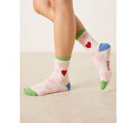 Accessorize - Amore - Calzini con cuori multicolore No Size