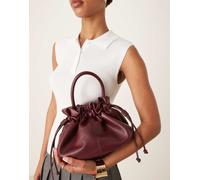 Accessorize - Borsa a mano bordeaux con coulisse-Rosso No Size
