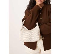 Accessorize - Borsa a mano trapuntata color crema-Bianco No Size