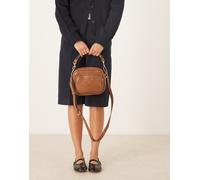 Accessorize - Borsa a tracolla squadrata color cuoio-Marrone No Size
