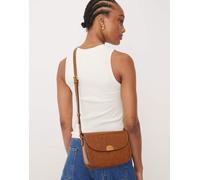 Accessorize - Borsa a tracolla squadrata color cuoio-Marrone No Size