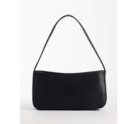 Accessorize - Borsa da spalla in raso nera-Nero No Size