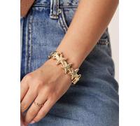 Accessorize - Bracciale rigido dorato appariscente con stelle marine-Oro No Size