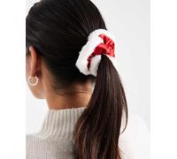 Accessorize - Elastico per capelli natalizio rosso stile Babbo Natale No Size