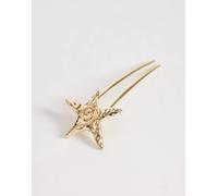 Accessorize - Fermaglio per capelli a forma di stella marina in metallo color oro No Size