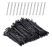 Accessorize Kingdom Fermagli per capelli in metallo, con forcine a U, TIC TAC, per acconciature e saloni, set di accessori per capelli per donne e ragazze (nero, S (confezione da 3, 24 pezzi)