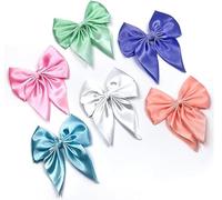 Accessorize Kingdom Fermagli per capelli in raso di seta, grande design vintage con nastro, accessori per capelli per donne e ragazze (Multi-3, 6)