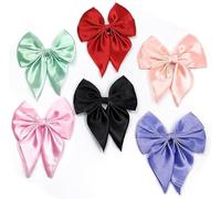 Accessorize Kingdom Fermagli per capelli in raso di seta, grande design vintage, con nastro, accessori per capelli per donne e ragazze (Multi-1, 6)