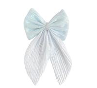 Accessorize Kingdom Fiocchi per capelli in seta, grandi clip vintage per donne e ragazze, 1 pezzo (blu)