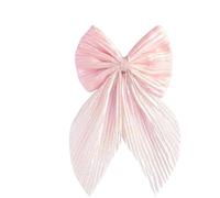 Accessorize Kingdom Fiocchi per capelli in seta, grandi clip vintage per donne e ragazze, 1 pezzo (rosa)