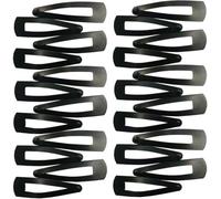 Accessorize Kingdom Tic Tac - Fermagli per capelli, accessori per donne e ragazze, nero opaco, L (confezione da 2, 24 pezzi)