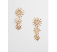 Accessorize - Orecchini pendenti dorati con soli-Oro No Size