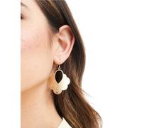 Accessorize - Orecchini pendenti oro zigrinati a forma di nuvola No Size
