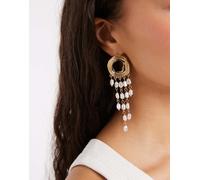 Accessorize - Whirlpool - Orecchini pendenti tonalità oro con perle sintetiche No Size