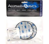 AccessoryBasics - Confezione da 2 dischi adesivi da 80 mm, per cruscotto, GPS, smartphone, cruscotto, compatibile con Garmin Nuvi TomTom, Magellan GPS)