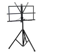 Accessotech Leggio Portaspartiti Musicali in Metallo Pieghevole di Alta Qualità con Custodia per il Trasporto