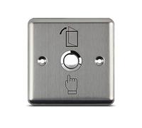 AccessShield Interrupteur de verrouillage de porte 12 V (DC) - Système de contrôle d'accès facile à installer (acier inoxydable 86)