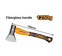 Accetta Ascia Spacca Legna INGCO 1250 gr acciaio al carbonio e Manico in Resina