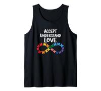 Accetta Comprendi Amore Consapevolezza Autismo Infinity Butterfly Canotta