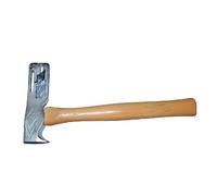 Accetta da tetto con supporto per chiodi, martello da 33 cm, testa in acciaio al carbonio e manico in legno, forte forza di fissaggio, strumenti per tetti per paletti, fuga di emergenza, riparazione