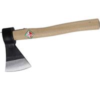 ACCETTA PICOZZINO IN ACCIAIO FORGIATO 400gr con manico legno