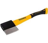 Accetta Roughneck 1,1 kg (2½ lb) per spaccare legna e fare accendifuoco | Testa forgiata ampia e convessa, tratt. term. e vern.; filo lucidato; fiss. epos.; manico fibra di vetro piena