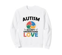 Accettazione della consapevolezza dell'autismo Amore Autistico neurodiverso Felpa