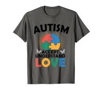 Accettazione della consapevolezza dell'autismo Amore Autistico neurodiverso Maglietta