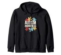 Accettazione della consapevolezza dell'autismo e stile di comprensione Felpa con Cappuccio