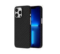 ACCEZZ Kevlar backcover COVER per Apple iPhone 13 Pro, Nero