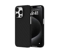 ACCEZZ Kevlar backcover COVER per Apple iPhone 15 Pro Max, Nero