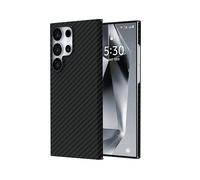 ACCEZZ Kevlar backcover COVER per Samsung Samsung Galaxy S24 Ultra, Nero