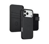 ACCEZZ Leather 2-in-1 CUSTODIA A LIBRO per Apple iPhone 17 Pro Max, Nero