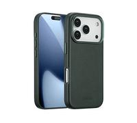ACCEZZ Leather Backcover COVER per Apple iPhone 17 Pro, Verde scuro