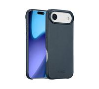ACCEZZ Leather Backcover COVER per Apple iPhone Air, Blu scuro