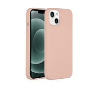 ACCEZZ Liquid Silicone Backcover Custodia per Apple iPhone 13 Mini, Rosa