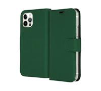 ACCEZZ Portafoglio porta carte flessibile Cover per Apple iPhone 12/ iPhone 12 Pro, Verde