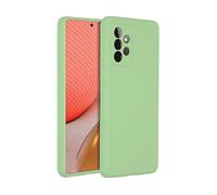 ACCEZZ protettiva in silicone liquido Cover per Samsung Samsung Galaxy A72, Verde