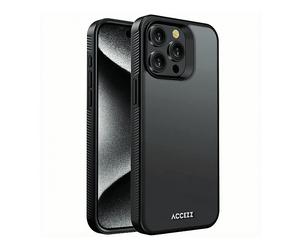 ACCEZZ Protettiva SH00065420 Custodia per Apple iPhone 15 Pro Max, Nero