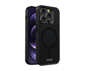 ACCEZZ Protettiva SH00065427 Custodia per Apple iPhone 14 Pro Max, Nero