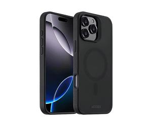 ACCEZZ Protettiva SH00076021 Custodia per Apple Phone 16 Pro Max, Nero