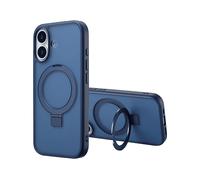 ACCEZZ Stand ad Anello Backcover metallo COVER per Apple iPhone 17, Blu