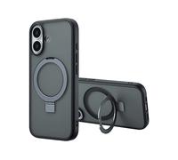 ACCEZZ Stand ad Anello Backcover metallo COVER per Apple iPhone 17, Nero