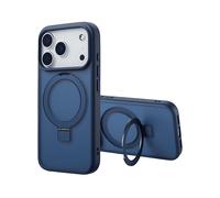 ACCEZZ Stand ad Anello Backcover metallo COVER per Apple iPhone 17 Pro, Blu