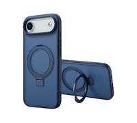 ACCEZZ Stand ad Anello Backcover metallo COVER per Apple iPhone Air, Blu